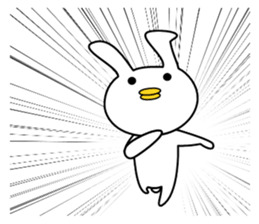 Bird rabbit sticker sticker #13747990