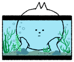 white cat Lilly sticker sticker #13748072