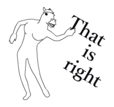 Horse woman of graffiti sticker #13748114