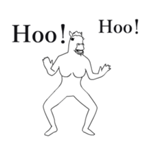 Horse woman of graffiti sticker #13748115