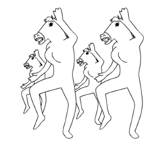 Horse woman of graffiti sticker #13748132