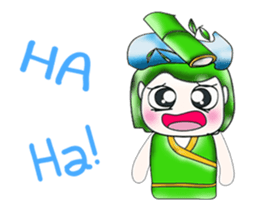 Mr. Haruki . Love bamboo. ^_^ sticker #13748221