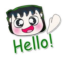 My name is AKIRA. Good luck!^_^ sticker #13748390