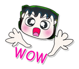 My name is AKIRA. Good luck!^_^ sticker #13748394