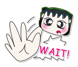 My name is AKIRA. Good luck!^_^ sticker #13748395