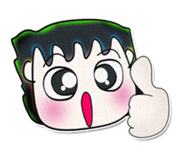 My name is AKIRA. Good luck!^_^ sticker #13748399