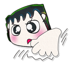 My name is AKIRA. Good luck!^_^ sticker #13748401