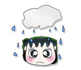 My name is AKIRA. Good luck!^_^ sticker #13748405