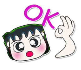 My name is AKIRA. Good luck!^_^ sticker #13748408