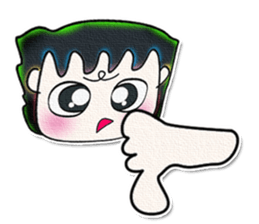 My name is AKIRA. Good luck!^_^ sticker #13748411