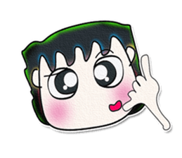 My name is AKIRA. Good luck!^_^ sticker #13748412