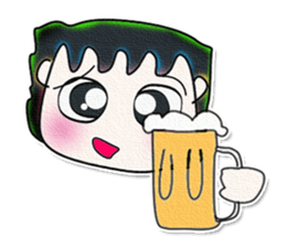 My name is AKIRA. Good luck!^_^ sticker #13748417