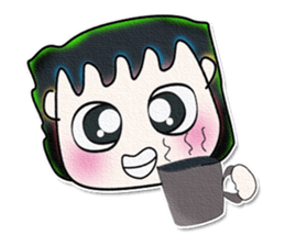 My name is AKIRA. Good luck!^_^ sticker #13748418