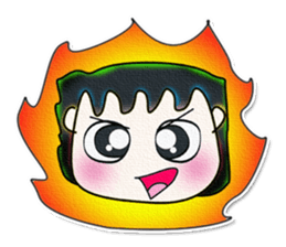 My name is AKIRA. Good luck!^_^ sticker #13748422