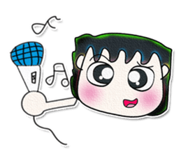 My name is AKIRA. Good luck!^_^ sticker #13748423