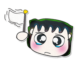 My name is AKIRA. Good luck!^_^ sticker #13748425