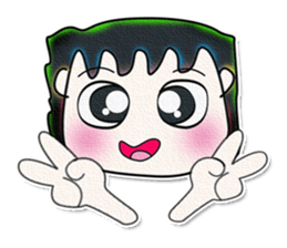 My name is AKIRA. Good luck!^_^ sticker #13748426