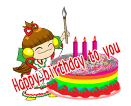 Running Moon princess p2 sticker #13748514