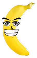 Yo! Banana. sticker #13748650