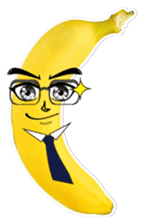 Yo! Banana. sticker #13748653