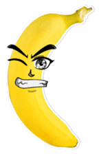 Yo! Banana. sticker #13748654