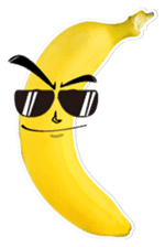 Yo! Banana. sticker #13748659