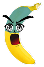 Yo! Banana. sticker #13748664