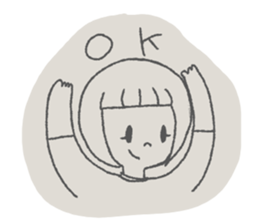 cute girl "Marmi" sticker #13749294