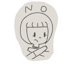 cute girl "Marmi" sticker #13749295