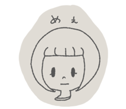 cute girl "Marmi" sticker #13749302