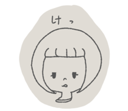 cute girl "Marmi" sticker #13749304