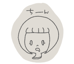 cute girl "Marmi" sticker #13749308