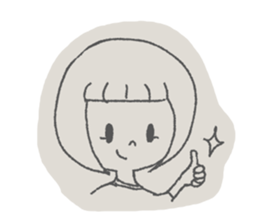 cute girl "Marmi" sticker #13749312