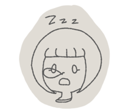 cute girl "Marmi" sticker #13749314