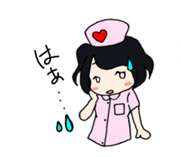 Pretty nurse Sticker 4 sticker #13749881