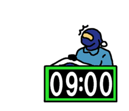 salary ninja TIME sticker #13749988