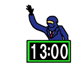 salary ninja TIME sticker #13749997