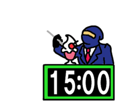 salary ninja TIME sticker #13750001