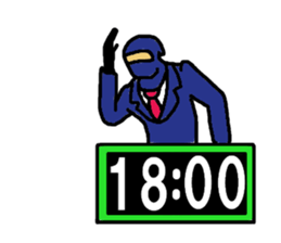 salary ninja TIME sticker #13750006