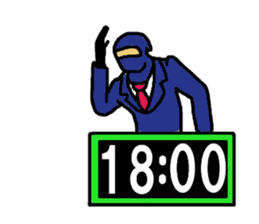 salary ninja TIME sticker #13750006