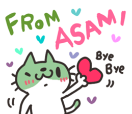 Asami dedicated sticker sticker #13750060