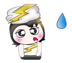 Mr. SATORU. I love thunderbolt. sticker #13750193