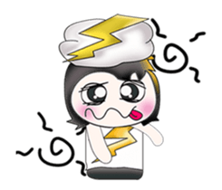 Mr. SATORU. I love thunderbolt. sticker #13750198