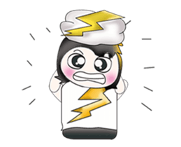 Mr. SATORU. I love thunderbolt. sticker #13750199