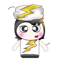 Mr. SATORU. I love thunderbolt. sticker #13750202