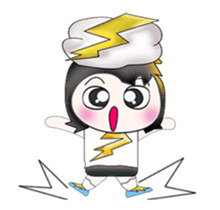 Mr. SATORU. I love thunderbolt. sticker #13750203