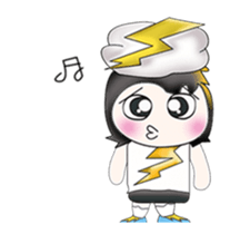 Mr. SATORU. I love thunderbolt. sticker #13750205