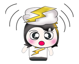 Mr. SATORU. I love thunderbolt. sticker #13750210