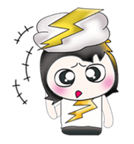 Mr. SATORU. I love thunderbolt. sticker #13750211