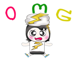 Mr. SATORU. I love thunderbolt. sticker #13750213